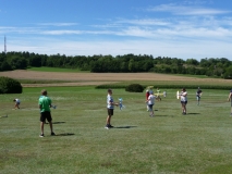 Training vor dem Wettbewerb